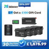 10.24kWh Off-Grid Power Kit | 3000W Inverter, 60A MPPT