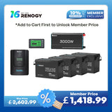 10.24kWh Off-Grid Power Kit | 3000W Inverter, 60A MPPT