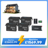 10.24kWh Off-Grid Power Kit | 3000W Inverter, 60A MPPT