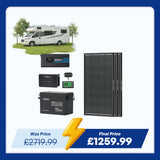 3.84kWh Hybrid Power Kit | 2000W Inverter Charger, 300Ah LiFePO4 Battery