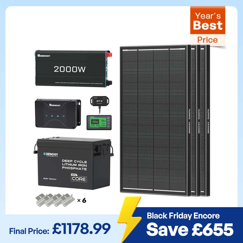 3.84kWh Motorhome Power Kit