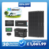 3.84kWh Motorhome Power Kit | 300Ah LiFePO4 Battery, 2000W Inverter