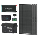 3.84kWh Motorhome Power Kit | 300Ah LiFePO4 Battery, 2000W Inverter