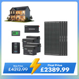 15.36kWh Off-Grid Power Kit | 3000W Inverter, 300Ah Batteies
