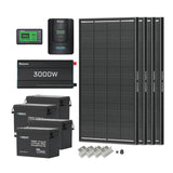 10.24kWh Off-Grid Power Kit | 3000W Inverter, 60A MPPT