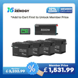 15.36kWh Off-Grid Power Kit | 3000W Inverter, 60A MPPT