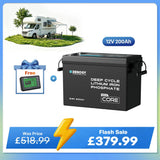 Core Mini - 12.8V 200Ah LiFePO4 Battery w/ Low-Temperature Protection