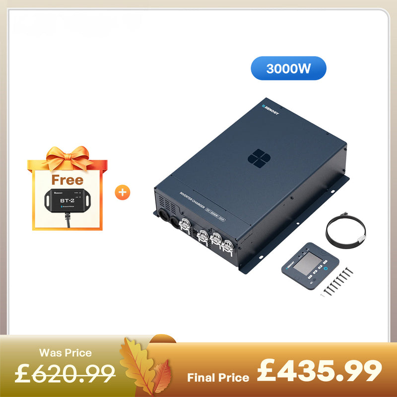 12V 3000W HF Inverter Charger Pure Sine Wave High-Frequency