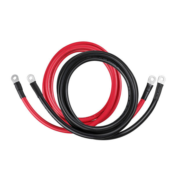 8FT 2.4M 1AWG 50MM² Inverter Cables 3 8IN Lugs