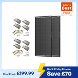 ShadowFlux 12V 200W 120W Anti-Shading Solar Panel