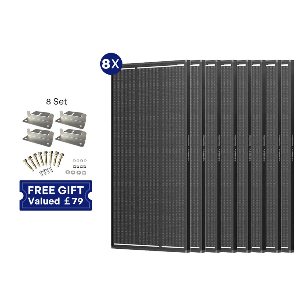 ShadowFlux 12V 200W Anti-Shading Solar Panel