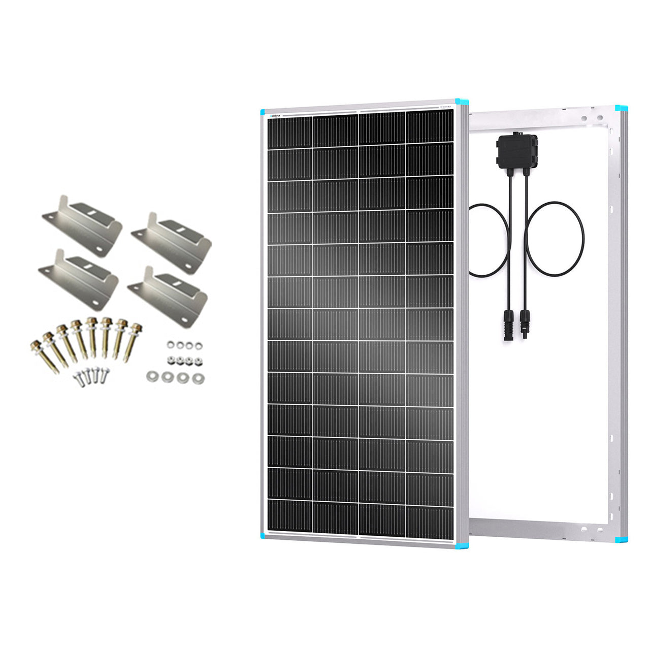 100 Watt 12 Volt Monocrystalline Foldable Solar Suitcase with