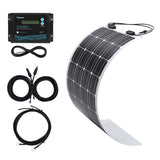 200W 12V Flexible Solar Marine Kit w/ 20A Voyager Waterproof Charge Controller