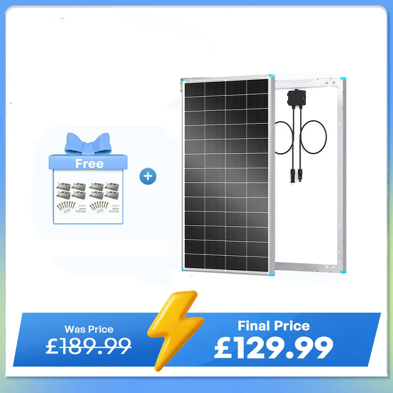 200W 16BB N-Type High Efficiency Monocrystalline Solar Panel