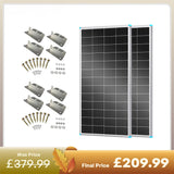 200W 16BB N-Type High Efficiency Monocrystalline Solar Panel