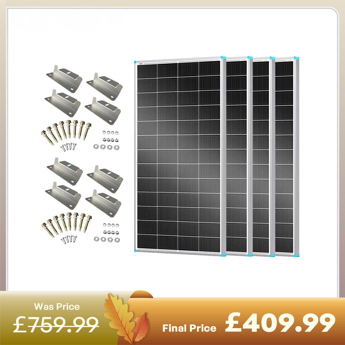200W 16BB N-Type High Efficiency Monocrystalline Solar Panel