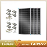 200W 16BB N-Type High Efficiency Monocrystalline Solar Panel