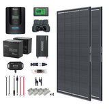 2Kwh 400W 12V Solar Panel System w/Solar Panel, Battery, Inverter and Charge Controller