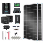 2Kwh 400W 12V Solar Panel System w/Solar Panel, Battery, Inverter and Charge Controller