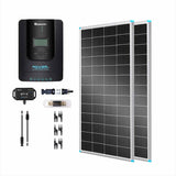 400W 12V/24V Monocrystalline Solar Premium Kit w/Rover 40A Charger Controller