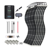 600W 12V/24V Monocrystalline Solar Premium Kit