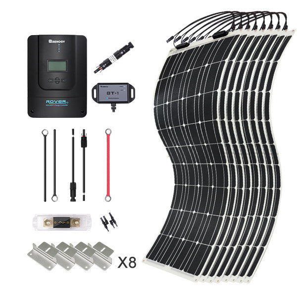 800 Watt 12/24 Volt Solar Premium Kit