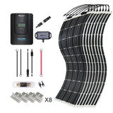 800 Watt 12/24 Volt Solar Premium Kit