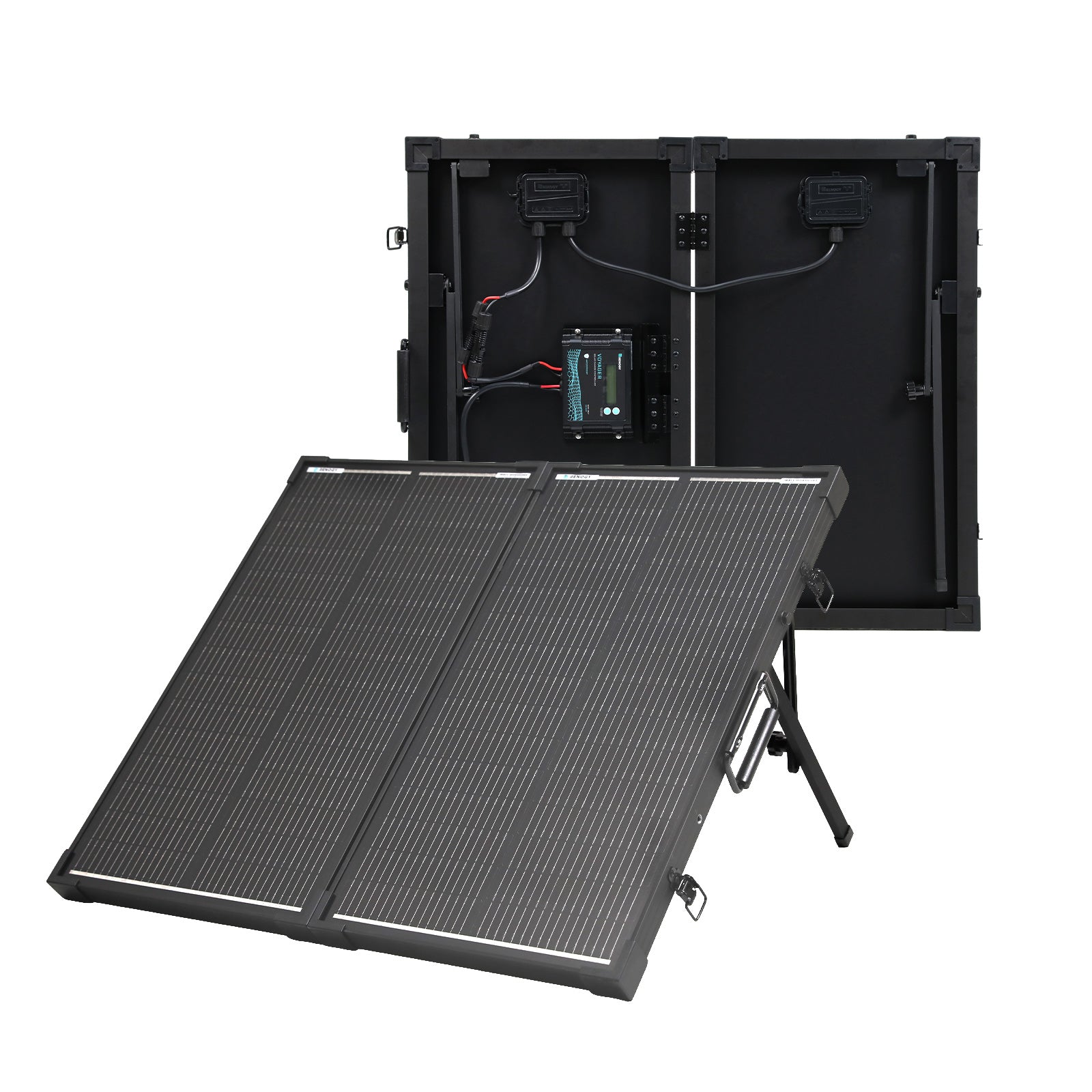 ソーラーモジュール RNG-KIT-STCS100D-NC 100 Watt 12 Volt Monocrystalline Foldable Solar Suitcase with