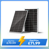 100W N-Type Bifacial Solar Panel