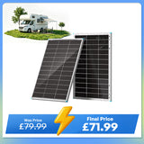 100W N-Type Bifacial Solar Panel