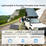 300W/100W N-type Lightweight Portable Solar Suitcase