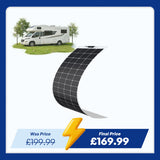 200 Watt 12 Volt Flexible Monocrystalline Solar Panel