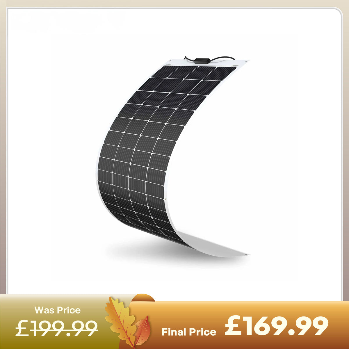 200 Watt 12 Volt Flexible Monocrystalline Solar Panel
