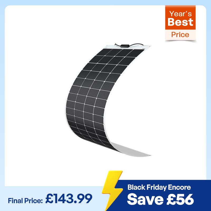 200 Watt 12 Volt Flexible Monocrystalline Solar Panel