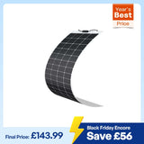 200 Watt 12 Volt Flexible Monocrystalline Solar Panel