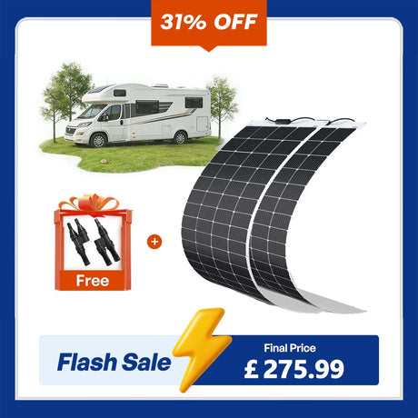 200 Watt 12 Volt Flexible Monocrystalline Solar Panel