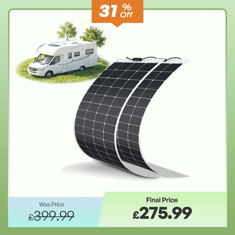 200 Watt 12 Volt Flexible Monocrystalline Solar Panel