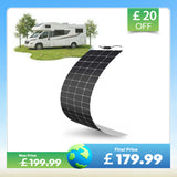 200 Watt 12 Volt Flexible Monocrystalline Solar Panel