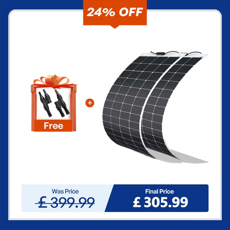 200 Watt 12 Volt Flexible Monocrystalline Solar Panel