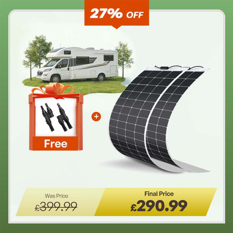 200 Watt 12 Volt Flexible Monocrystalline Solar Panel