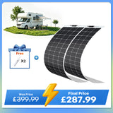 200 Watt 12 Volt Flexible Monocrystalline Solar Panel