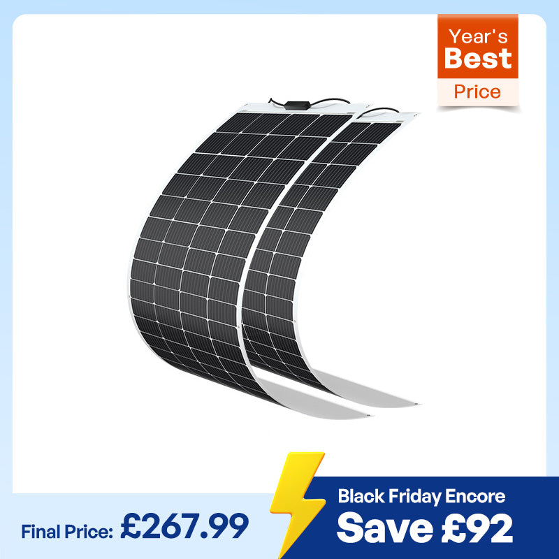 200 Watt 12 Volt Flexible Monocrystalline Solar Panel