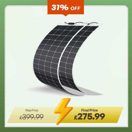 200 Watt 12 Volt Flexible Monocrystalline Solar Panel