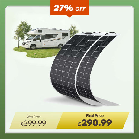200 Watt 12 Volt Flexible Monocrystalline Solar Panel