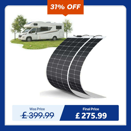 200 Watt 12 Volt Flexible Monocrystalline Solar Panel