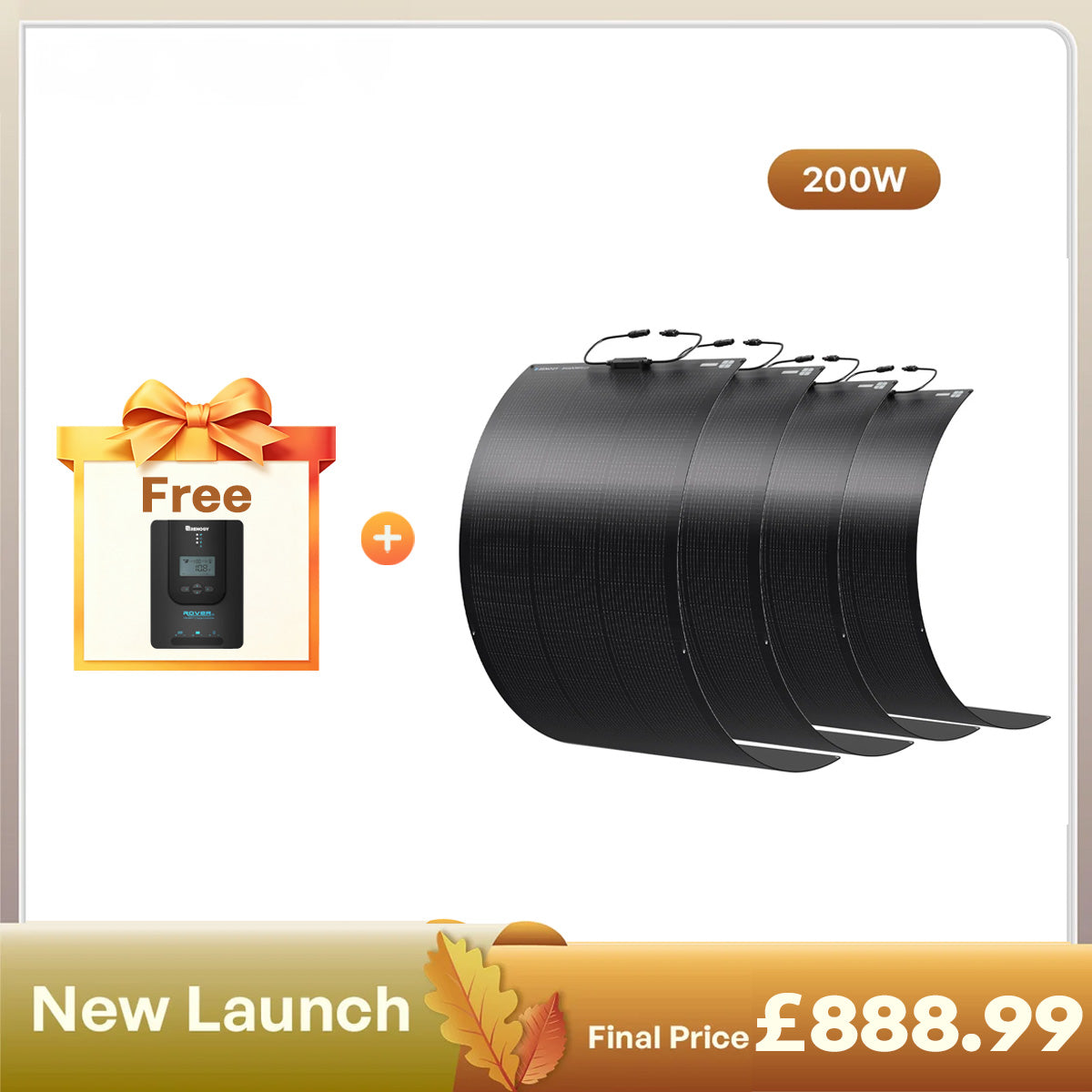 Flex ShadowFlux 100/200W Anti-Shading N-Type Flexible Solar Panel