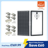 ShadowFlux 12V 200W 120W Anti-Shading Solar Panel