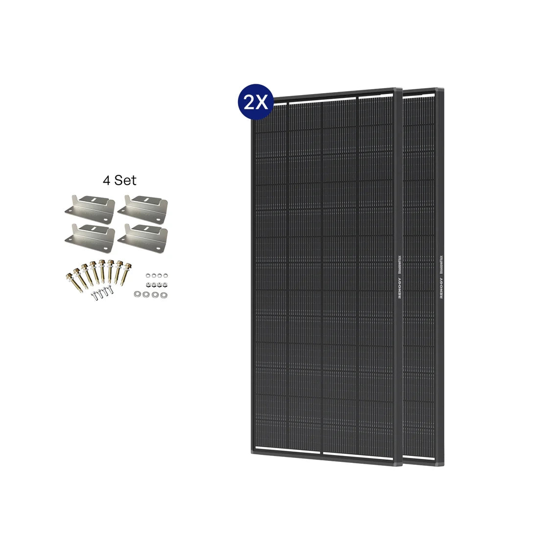 ShadowFlux 12V 200W Anti-Shading Solar Panel