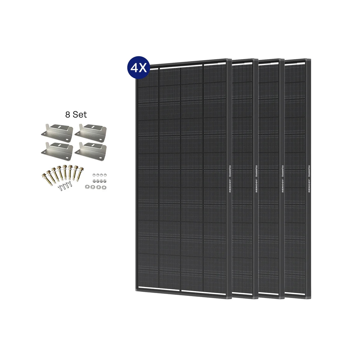 ShadowFlux 12V 200W Anti-Shading Solar Panel