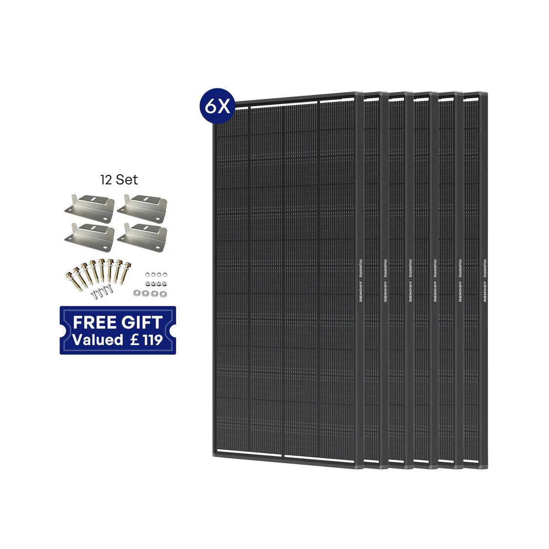 ShadowFlux 12V 200W Anti-Shading Solar Panel